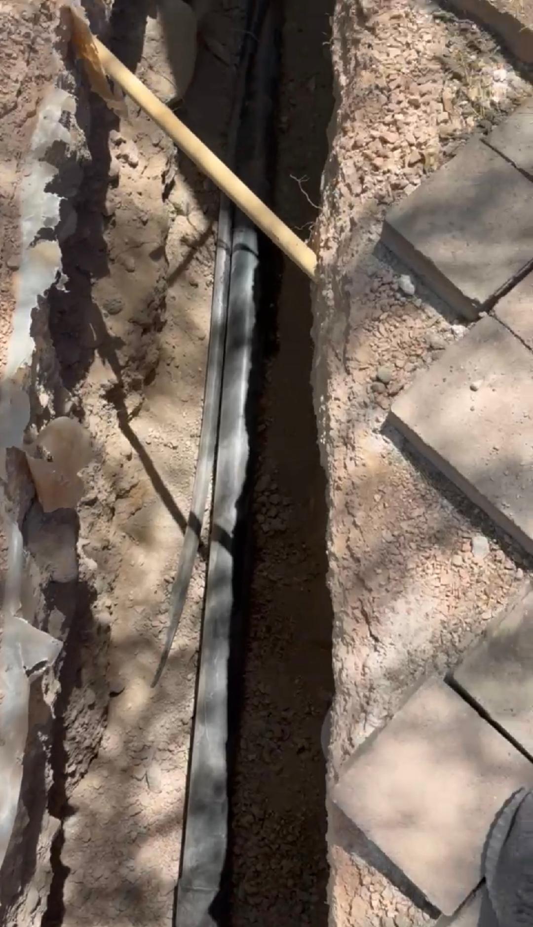 9:51 PMClaude responded: Excavated trench exposing underground sewer line during sewer repair service in Las Vegas, NVExcavated trench exposing underground sewer line during sewer repair service in Las Vegas, NV